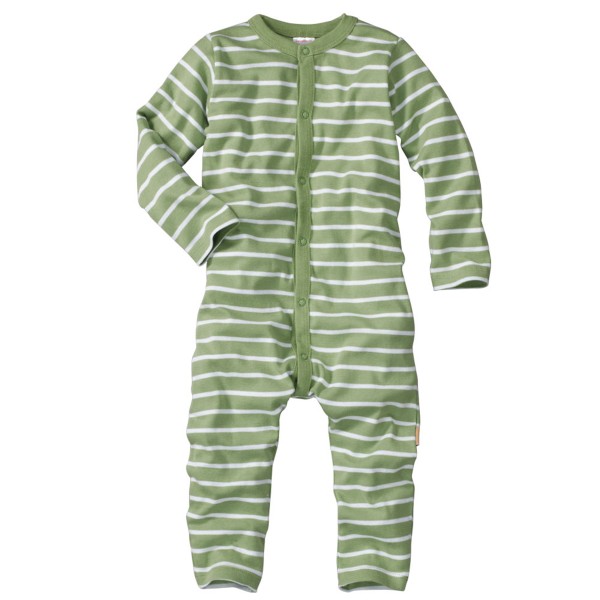 Baby Kinder Schlafanzug, Pyjama grün weiss 56-134