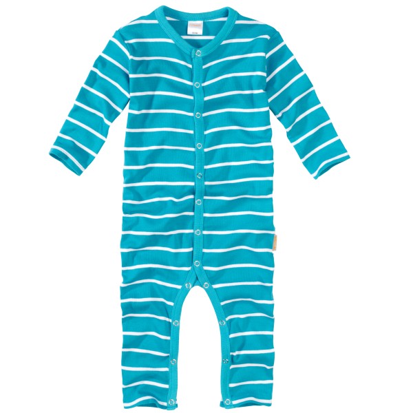 Baby Kinder Schlafanzug, Pyjama türkis weiss 56-134