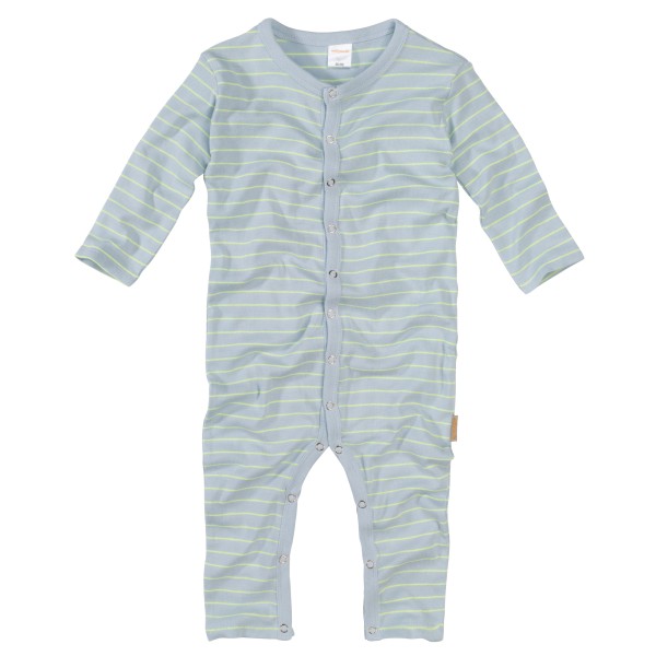 Baby Kinder Schlafanzug, Pyjama hellblau neongelb 56-134