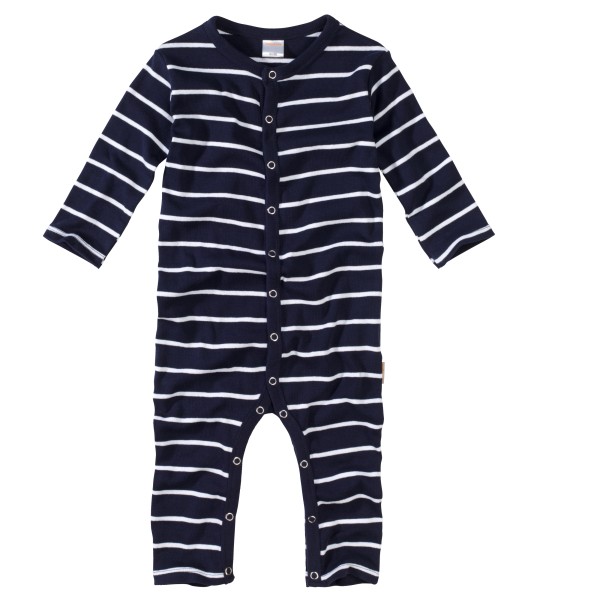 Baby Kinder Schlafanzug, Pyjama marine weiss 56-134
